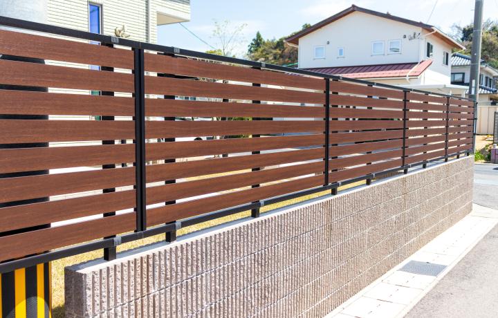 門柱・フェンスの施工イメージ